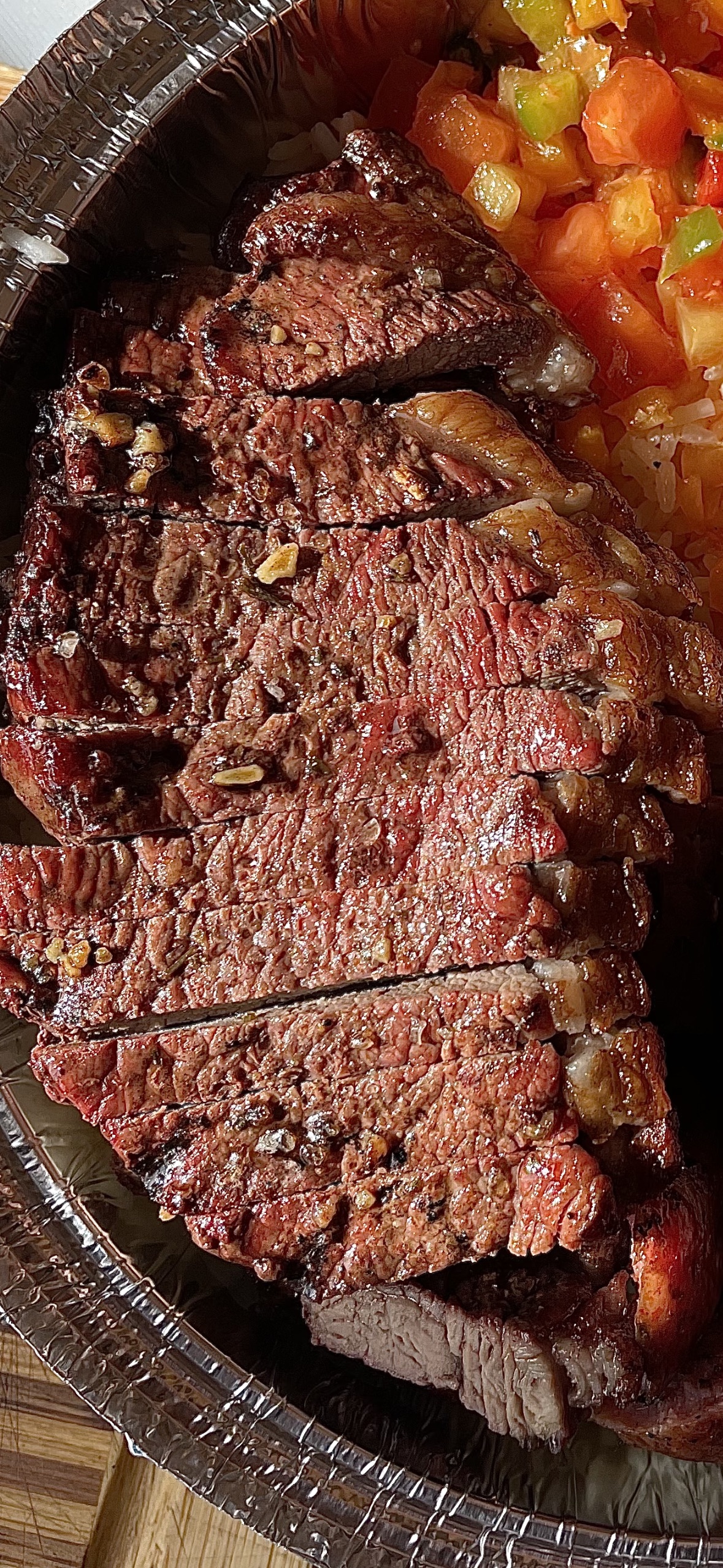 Picanha close up on prime platter